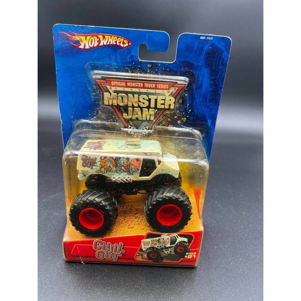 Hot Wheels Monster Jam Chill Out Monster Truck 2005 #21 Die-Cast 1:64 New Sealed